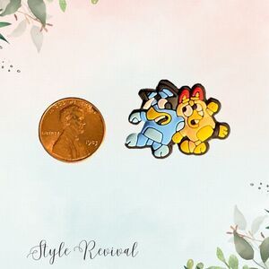 5/$10 Jibbitz - Bluey and Friend Cartoon Character Croc Shoe Charm